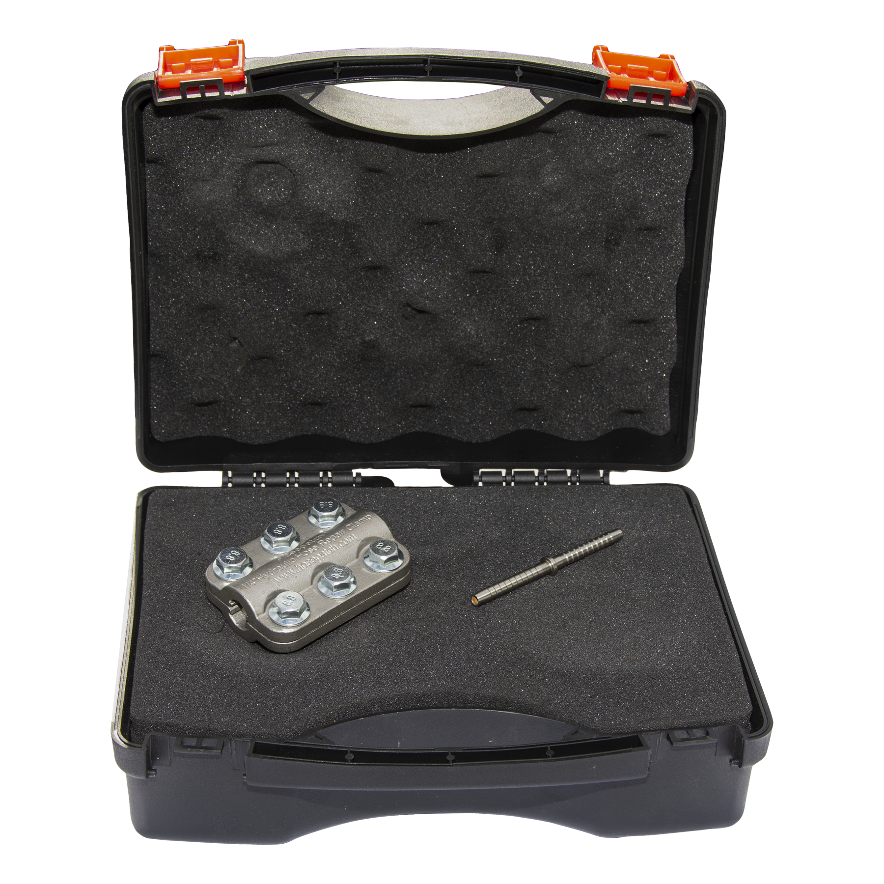 Hosepatch 3/8″ Hydraulic Repair Clamp Kit Hosepatch 3/8" Hydraulic Repair Clamp Kit