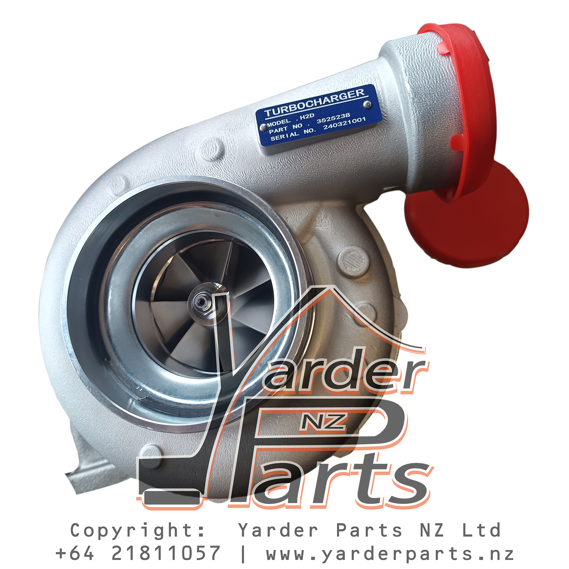 HX50 TURBOCHARGER H2D 3525238